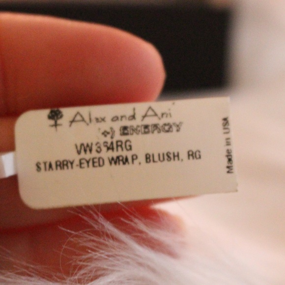 Alex and Ani, Embrace the Power of Positivity Starry-Eyed wrap Bracelet in Blush - Picture 5 of 6